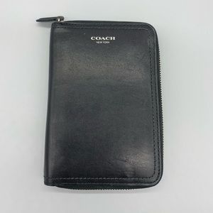 Black Coach Zip Up Organizer